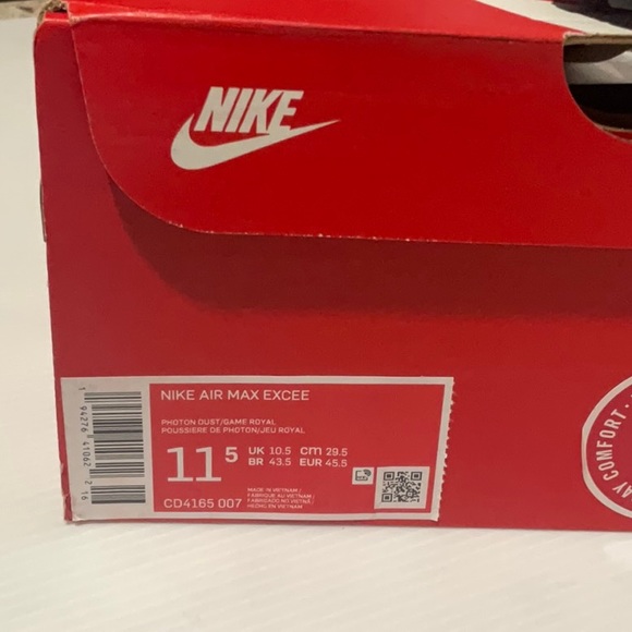 Nike air max excee running shoes size 11.5 us men - Picture 5 of 5